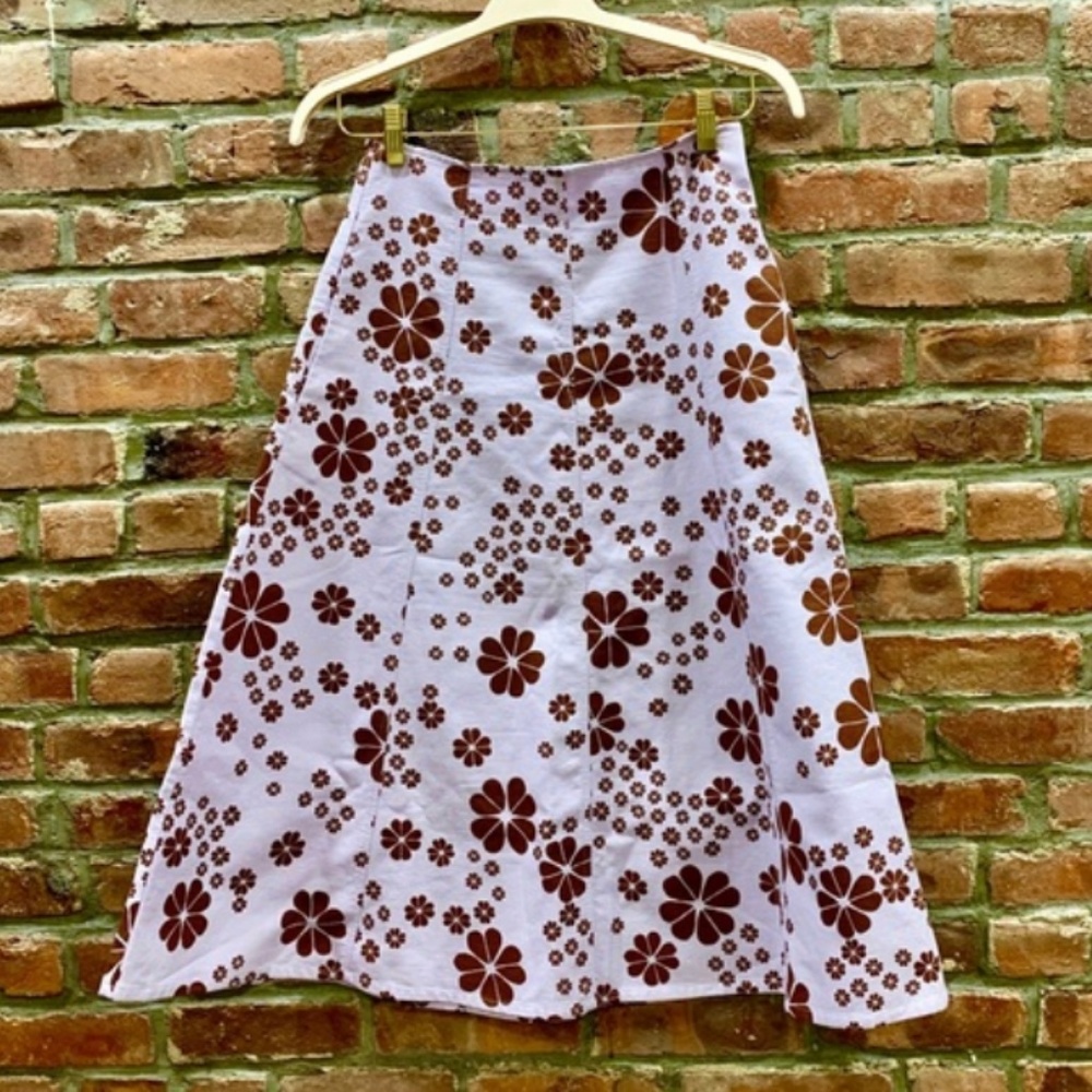 kate spade flora spade midi skirt size 4